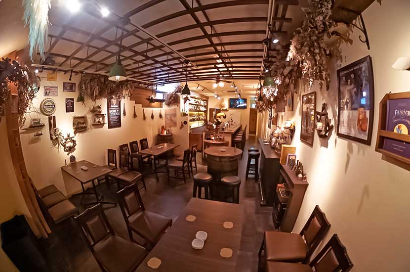 BAR FOLIAGEの3D店内を歩く